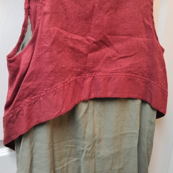 Oblique Creations Linen Dress, Sz 8 - Picture 2 of 14